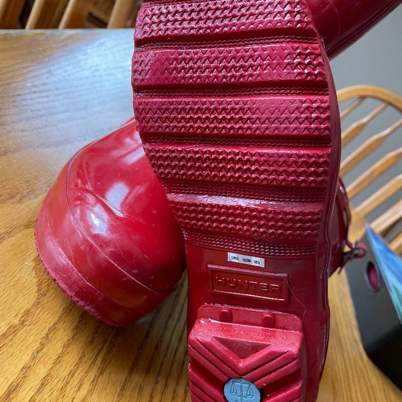 Red hunter boots - Picture 2 of 2